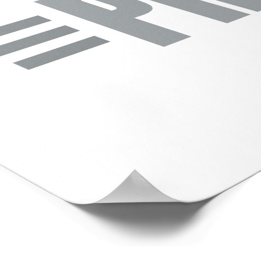 アイロンおもしろいグ ポスター (角)