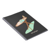 アイロンとアイロン掛けボードの家事 ノートブック (右側)