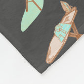 アイロンとアイロン掛けボードの家事 フリースブランケット (角)