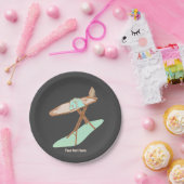 アイロンとアイロン掛けボードの家事 ペーパープレート (パーティー)