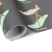 アイロンとアイロン掛けボードの家事 ラッピングペーパー (ロールコーナー)