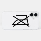 アイロンをかけないでください! iPhoneケース (裏面横)