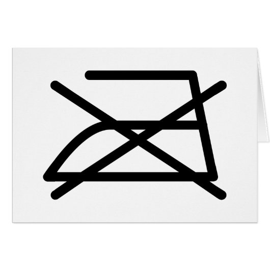 アイロンをかけるな！ (正面横)