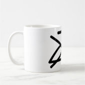 アイロンをかけるな！ コーヒーマグカップ (左)