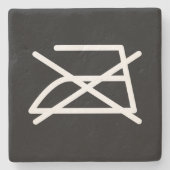 アイロンをかけるな！ ストーンコースター (正面)