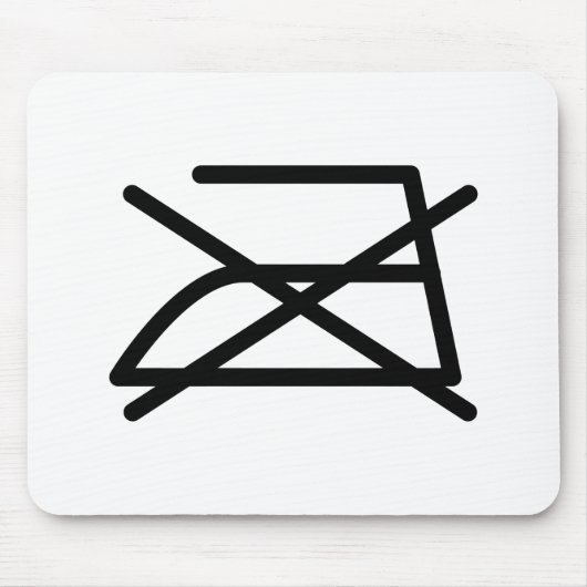 アイロンをかけるな！ マウスパッド (正面)