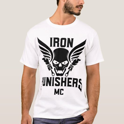 アイロンパニシャーズ ロゴ S袖 Tシャツ メンズ 4XL (正面)