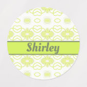 アイロンパーソナライズされたのロゴ ラベル (デザイン1)