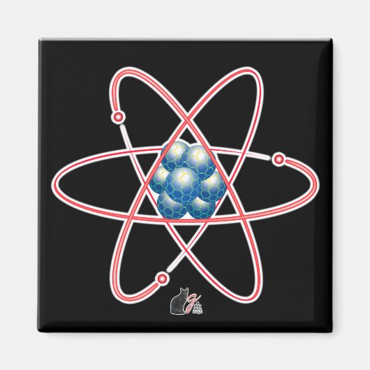 アイロン原子磁石 マグネット (正面)