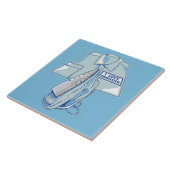 アイロン掛けアイロンがおもしろい大好き タイル (側面)