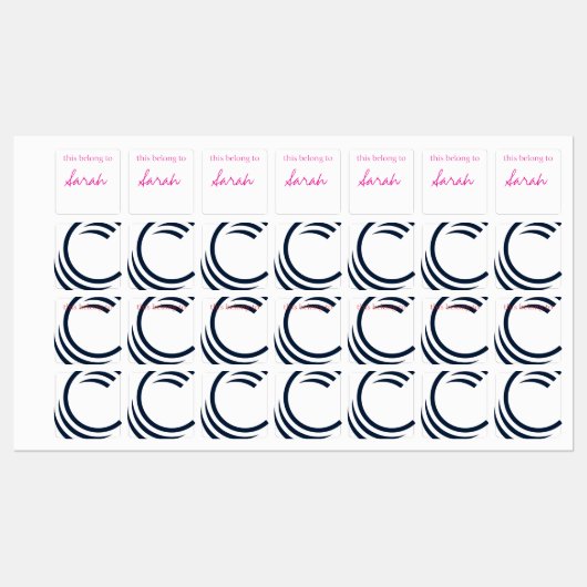 アイロン掛けラベル ラベル (シート)