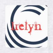 アイロン掛けラベル ラベル (デザイン2)