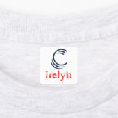 アイロン掛けラベル ラベル (貼付)