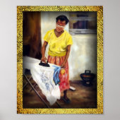 アイロン掛け日 ポスター (正面)