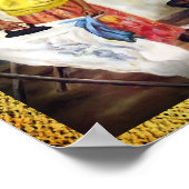 アイロン掛け日 ポスター (角)