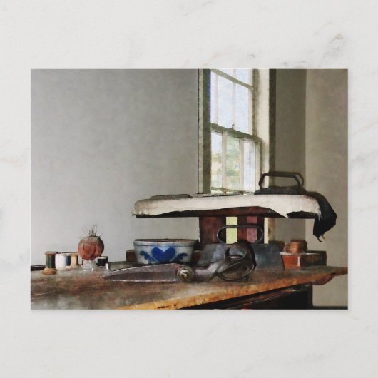 アイロン掛け日 ポストカード (正面)