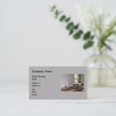 アイロン掛け日 名刺 (スタンド正面)