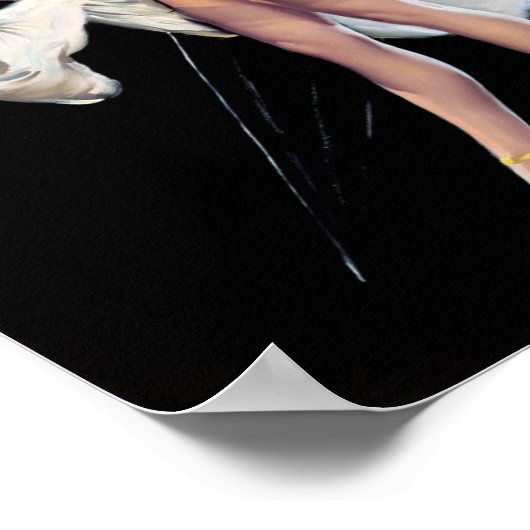 アイロン掛け ポスター (角)