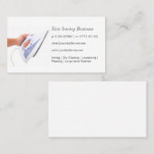 アイロン掛け/ランドリーサービスの名刺 名刺 (正面/裏面)
