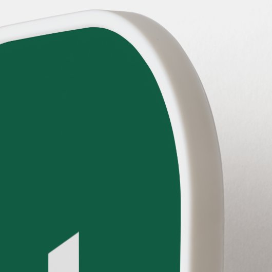 アイロン研ぎ（ハンターグリーン） ピックルボールラケット (左詳細)