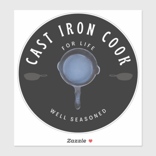 アイロン調理師を生き生きとした味 シール (シート)