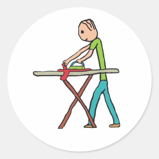 アイロン ラウンドシール (正面)