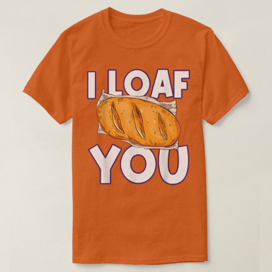 アイローフユーパンベーキング Tシャツ (デザイン正面)