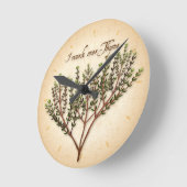 アイワークオーバータイムクロック ラウンド壁時計 (傾斜)