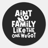 アインは我々の家族の懇親会のような家族得はない ラウンドシール (正面)