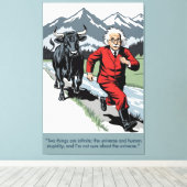 アインシュタインの名言 ポスター キャンバス印刷 キャンバスプリント (インサイチュ (ウッドフロア))