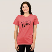 アインシュタインの相対性理論。数式 トライブレンドTシャツ (正面全面)