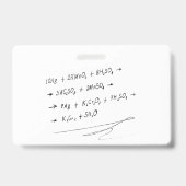 アインシュタインの相対性理論。数式 バッジ (裏面)