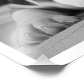 「アインシュタイン」英語ブルドッグパピー フォトプリント            (角)