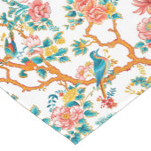アインスパイアジア文花カラフル鳥 ショートテーブルランナー (コーナー)