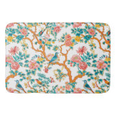 アインスパイアジア文花カラフル鳥 バスマット (正面)