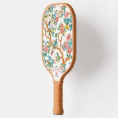 アインスパイアジア文花カラフル鳥 ピックルボールラケット (左)