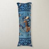 アインセント中国の深い王室のブルー  ボディピロー (正面縦)