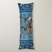 アインセント中国の深い王室のブルー  ボディピロー (裏面 (縦))