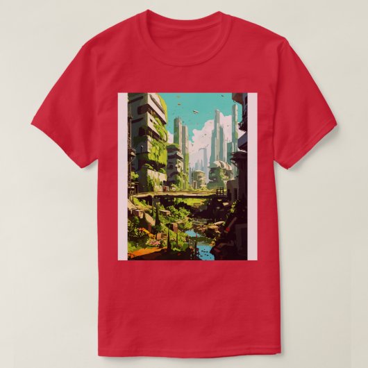 アインドオールドシティアートスタイル Tシャツ (デザイン正面)