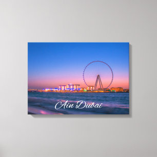 アインドバイ観察ホイールアットナイトキャンバスアート キャンバスプリント