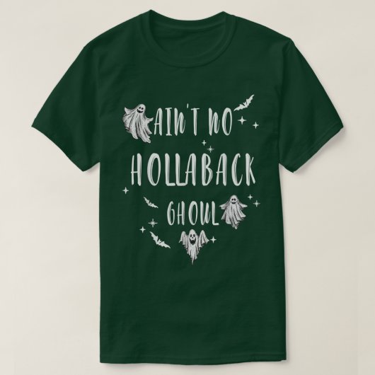アインノホラバックグールブーおもしろい幽霊ハロウィーン Tシャツ (デザイン正面)