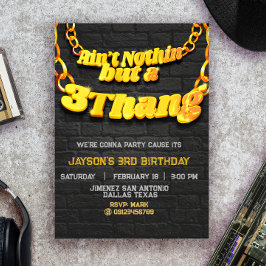 アインノーシンが3タン – ヒップホップ招待状 招待状