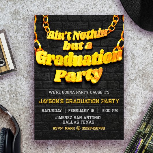 アインノーシンではなく卒業パーティー招待状 招待状