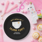 アインノーティンアオムツパーティーヒップホップパーティー ペーパープレート (パーティー)