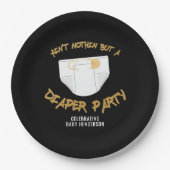 アインノーティンアオムツパーティーヒップホップパーティー ペーパープレート (正面)