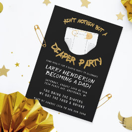 アインノーティンアオムツパーティーヒップホップパーティー 招待状