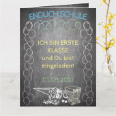 アインラドゥンスカルテツアアインシュルンイムタフェルスティル カード (黄色い花)