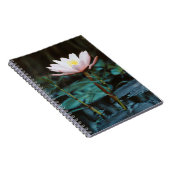 アインル湖のウォーターリリーのクローズアップビュー ノートブック (右側)