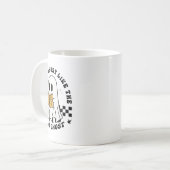 アイン'No幽霊のような聖なる幽霊おもしろい信者 コーヒーマグカップ (正面左)