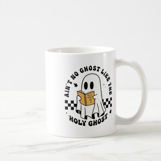 アイン'No幽霊のような聖なる幽霊おもしろい信者 コーヒーマグカップ (右)
